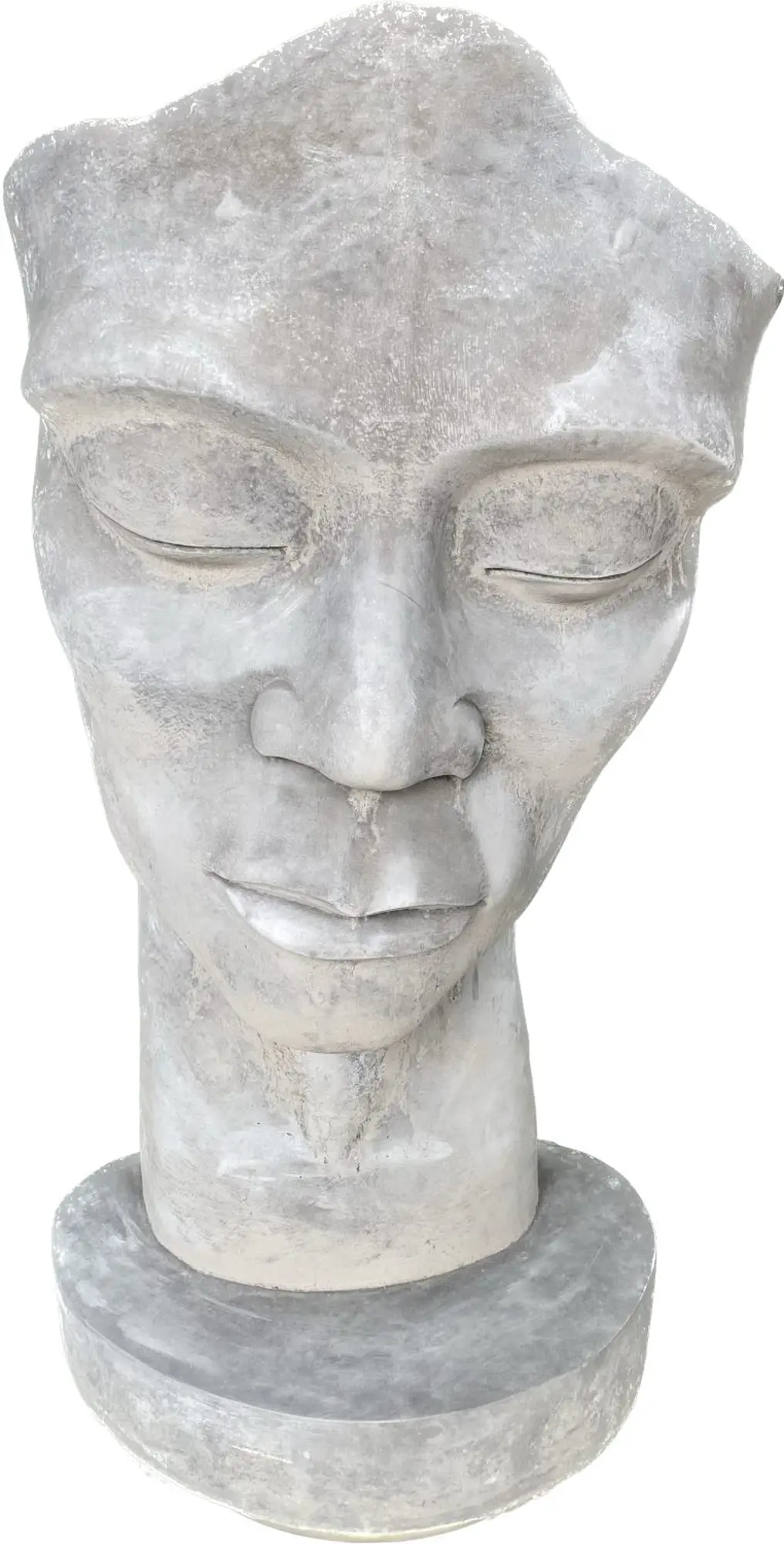  Product image 4 of the product “Dilan - Face looking to the left, 120 cm H | cast stone ”